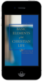 Free Christian book - Basic Elements of the Christian Life, Volume Three